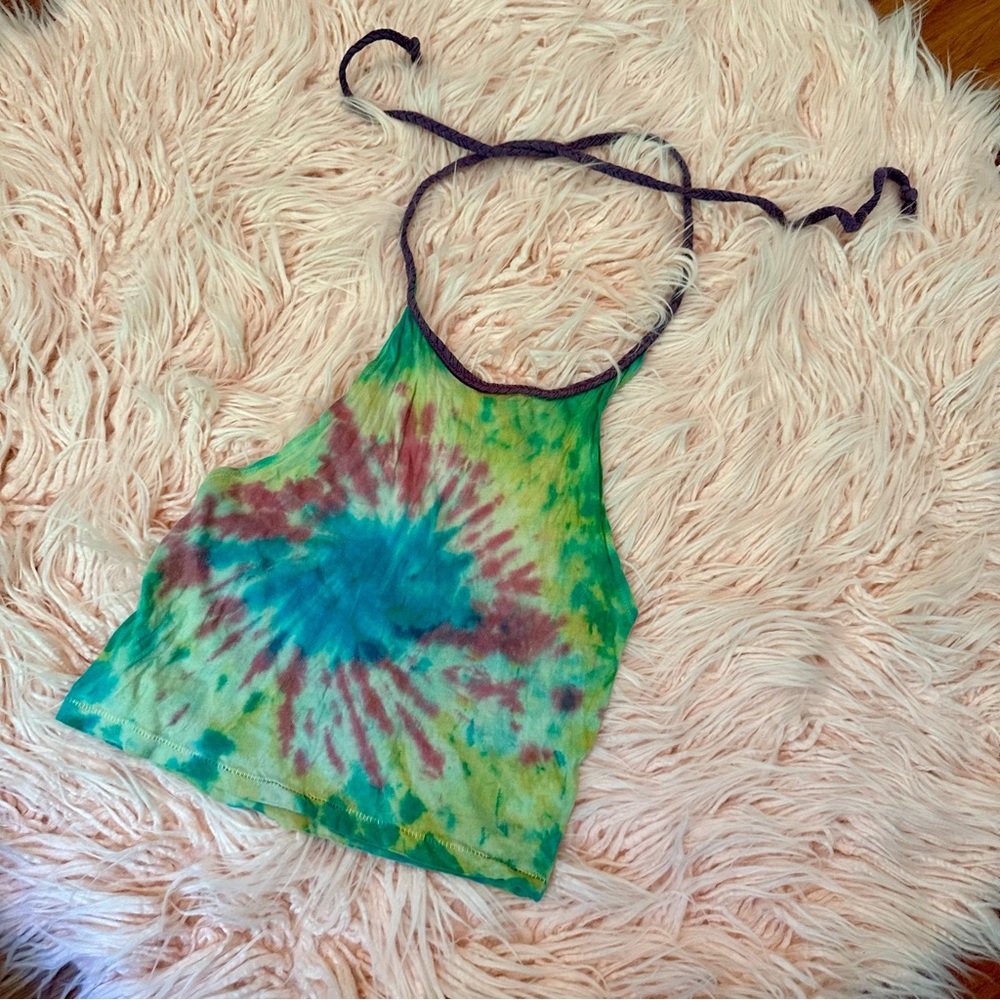 Urban Outfitters Ecote Tie Dye Halter Top
